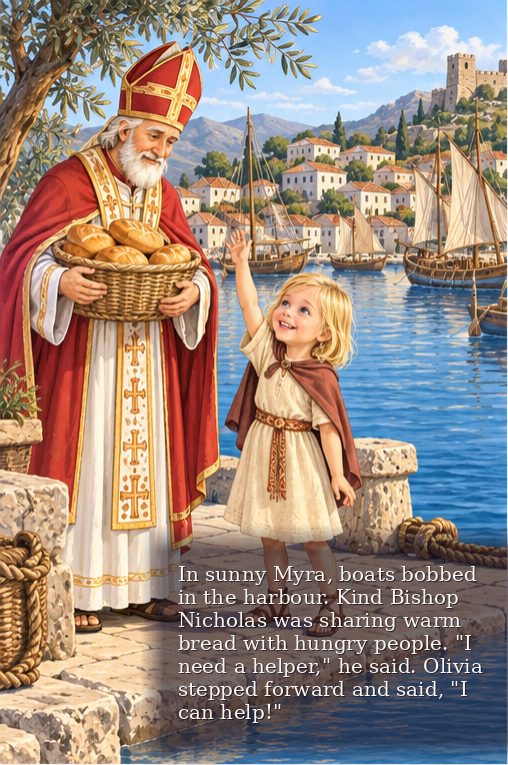 Page 1 of Olivia’s storybook