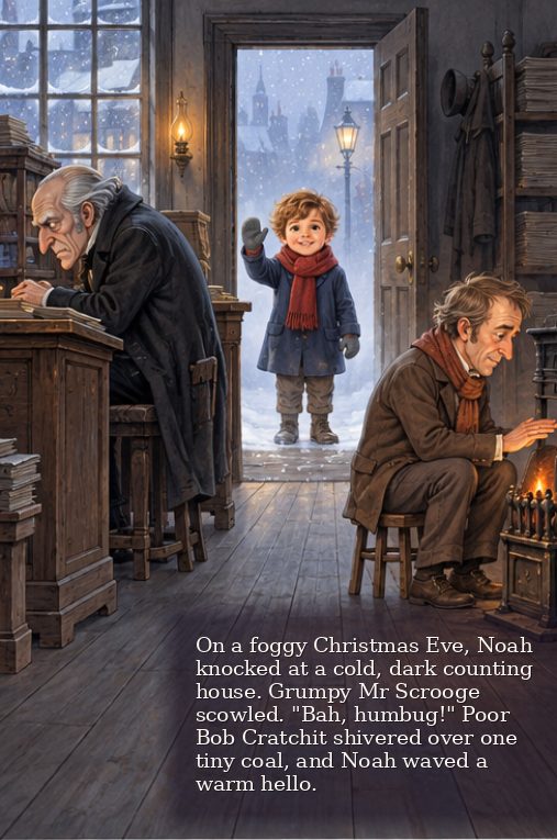 Page 1 of Noah’s storybook