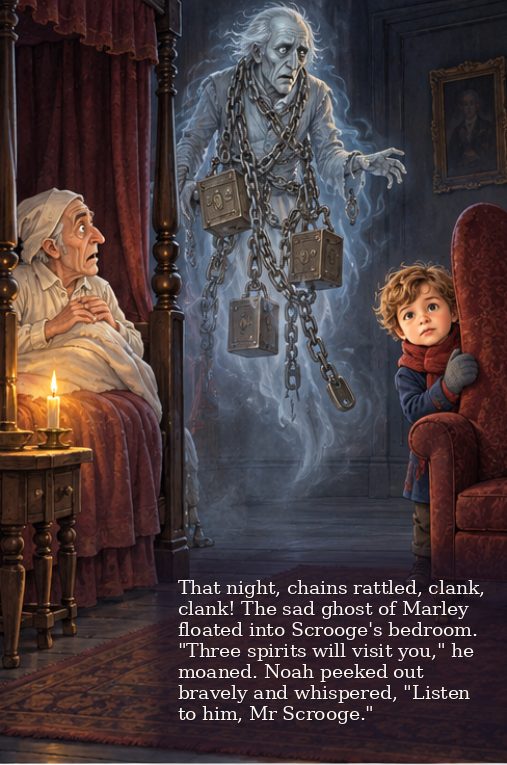 Page 2 of Noah’s storybook