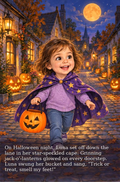 Page 1 of Luna’s storybook