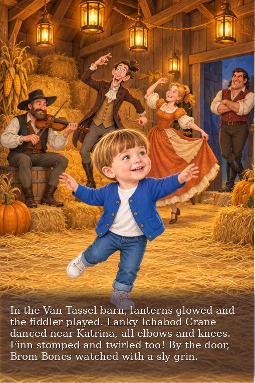 Page 1 of Finn’s storybook