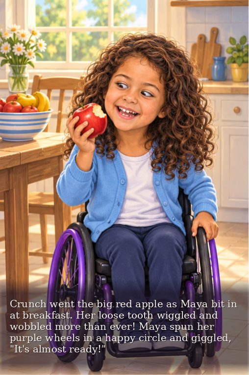 Page 1 of Maya’s storybook