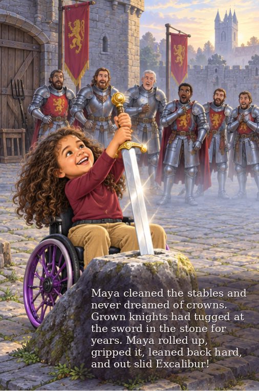 Page 1 of Maya’s storybook