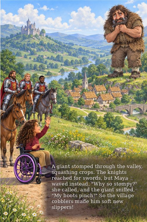 Page 4 of Maya’s storybook