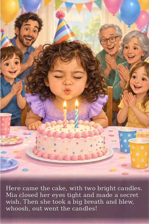 Page 2 of Mia’s storybook
