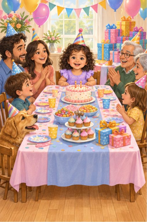 Page 1 of Mia’s storybook