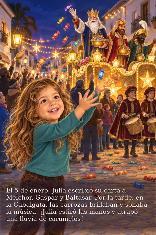 Página 1 del cuento de Julia
