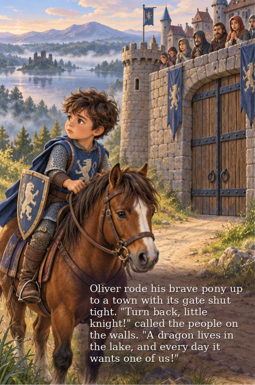 Page 1 of Oliver’s storybook