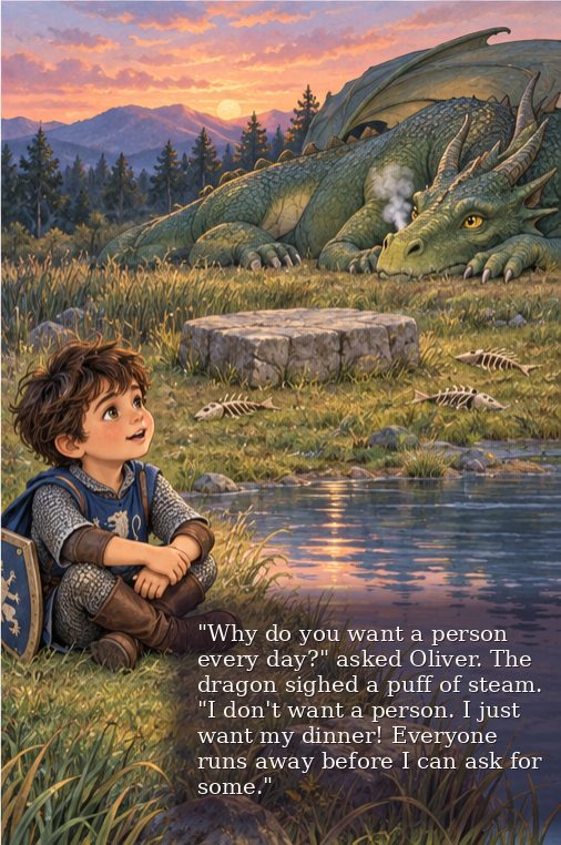 Page 4 of Oliver’s storybook