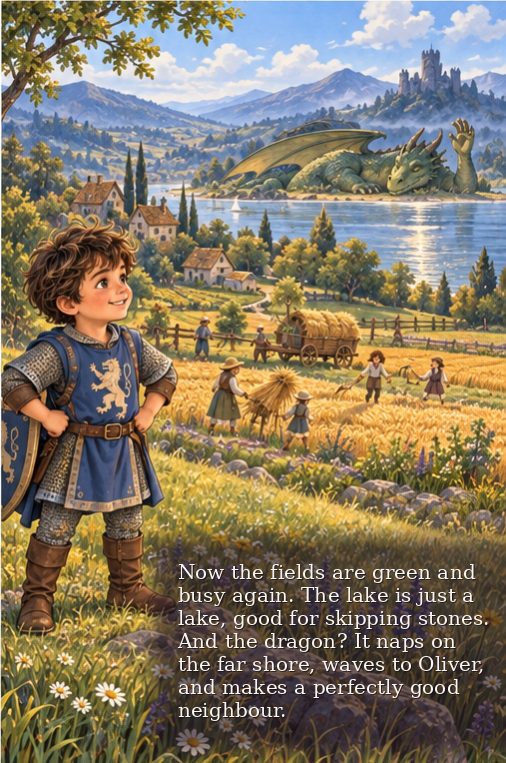 Page 8 of Oliver’s storybook