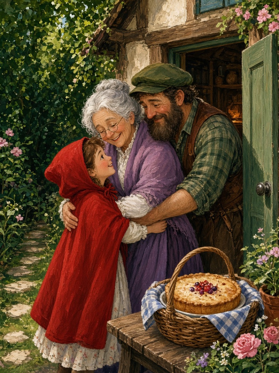 A cheerful rescue at grandmother's cottage