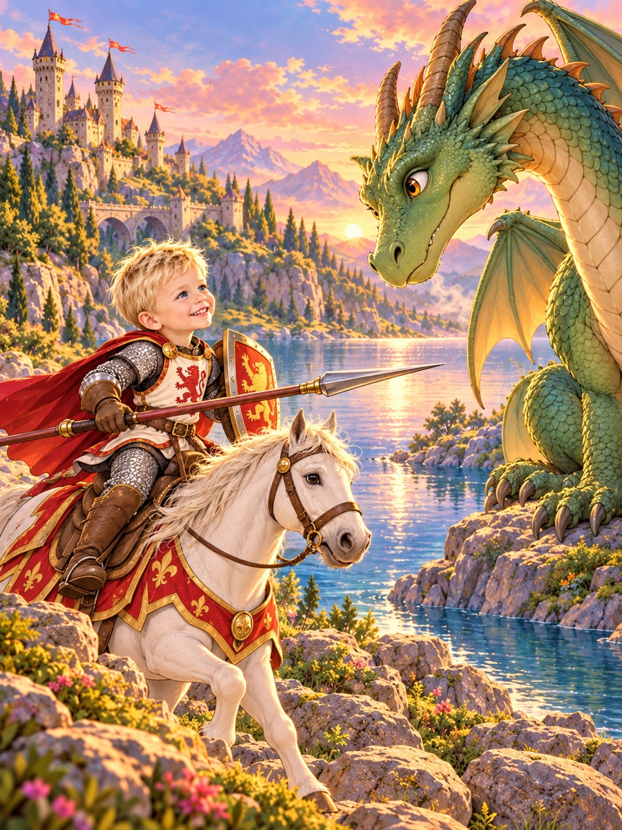 A tense standoff between lance and dragon-fire