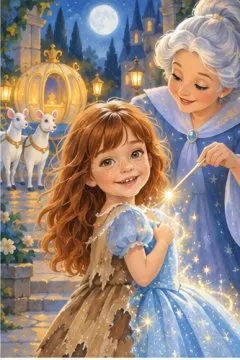 Classic storybook illustration style