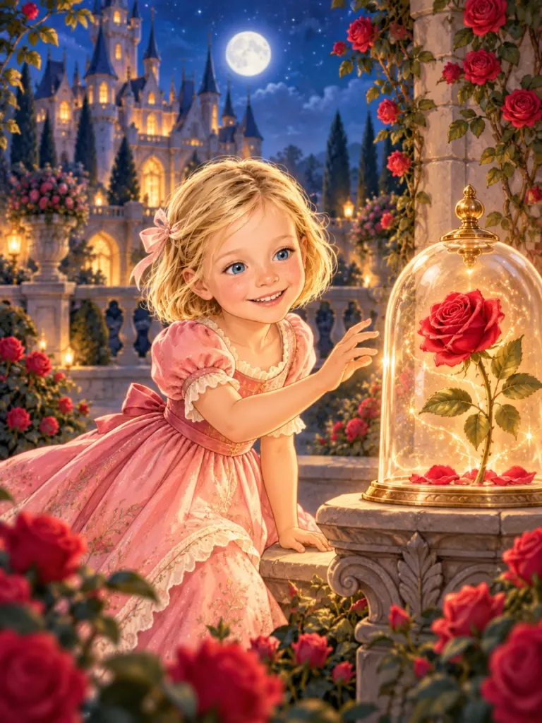 Beauty and the Beast — A rose, a castle, and a friendship that breaks the spell
