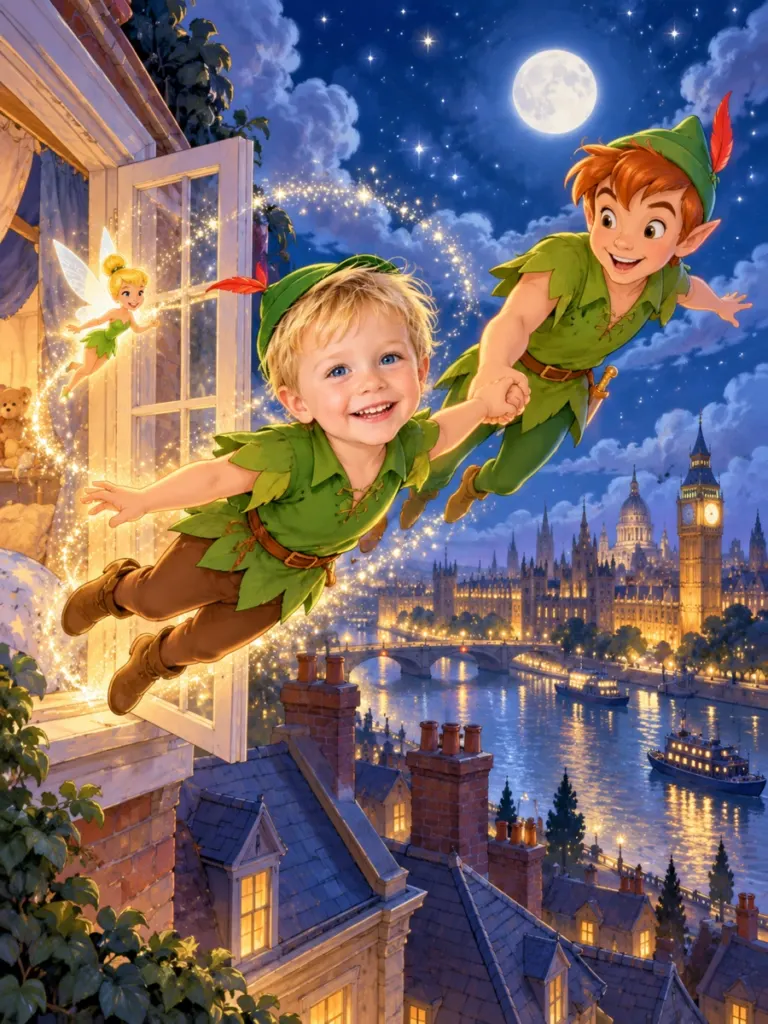 Peter Pan — Second star to the right, and straight on