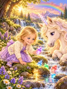 Das Einhorn und der Regenbogen